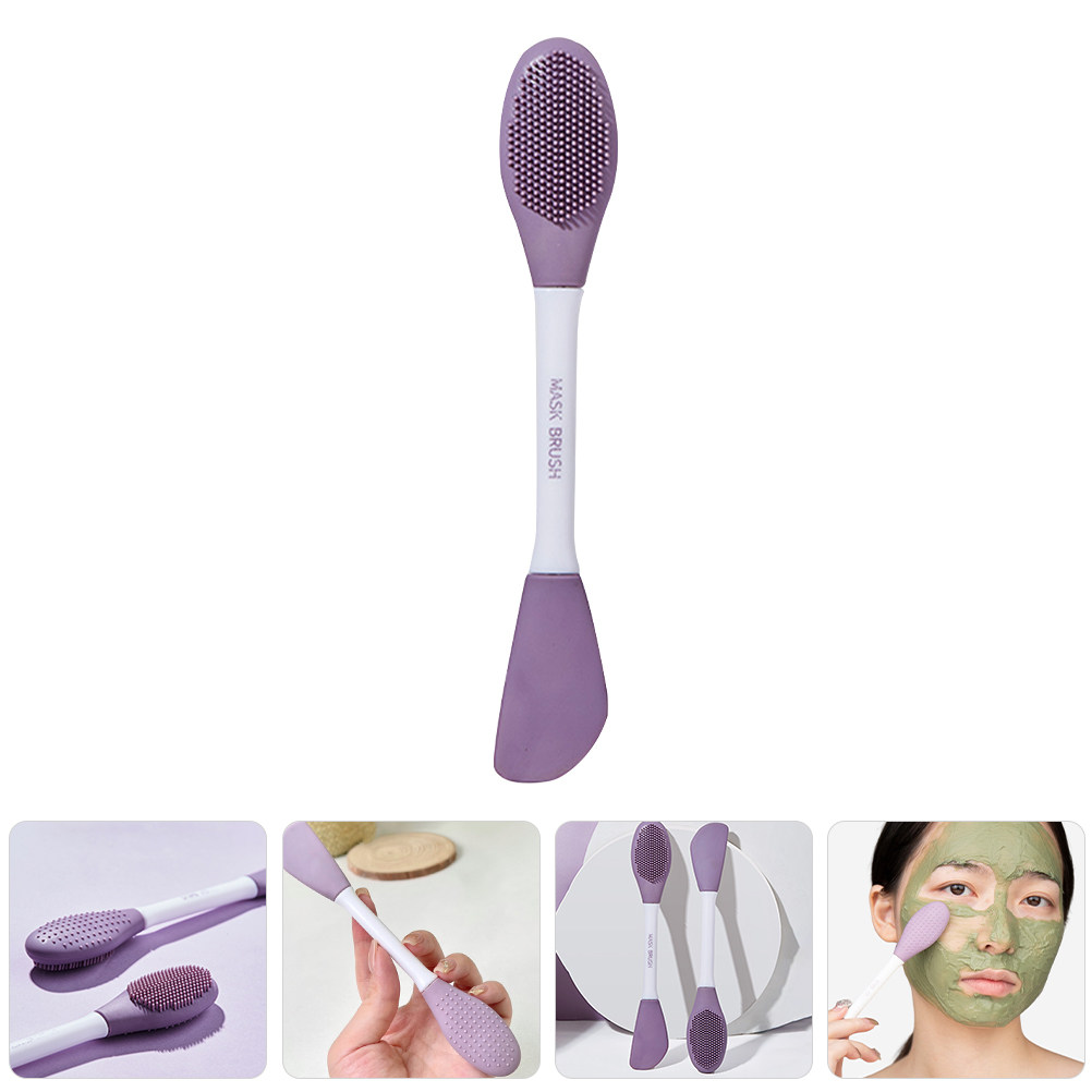 Silicone Face Scrubber Electric - Silicone Mask Brush Dual headed Facial