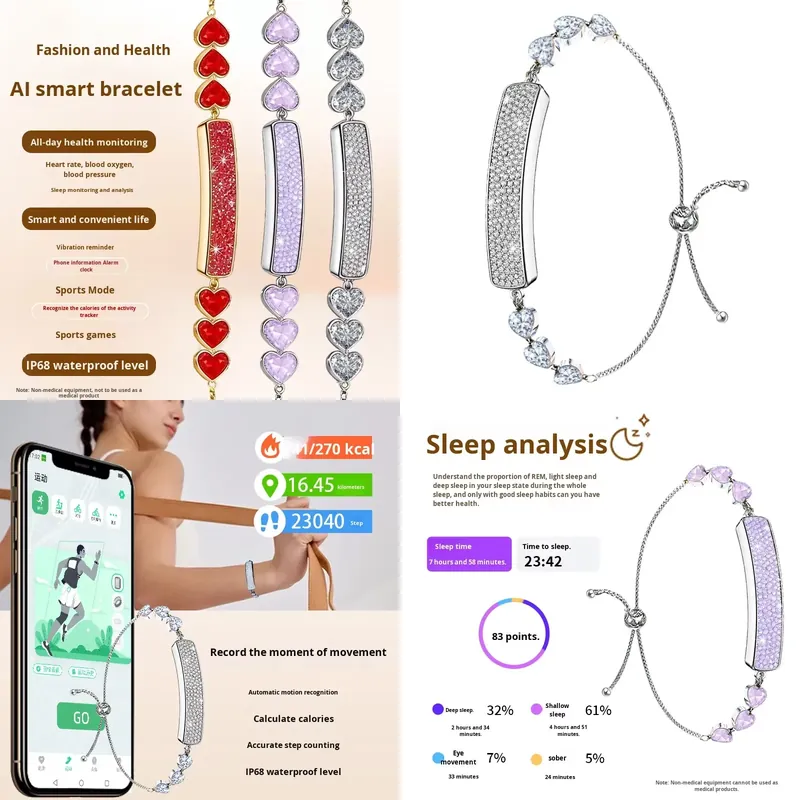 Cross-border New Smart Bracele - Health Monitors ulasan dan harga