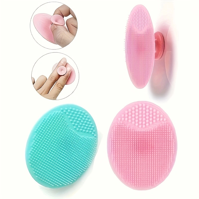 Soft Facial Cleaning Tools Bla - Silicone Face Scrubber Electric ulasan dan harga