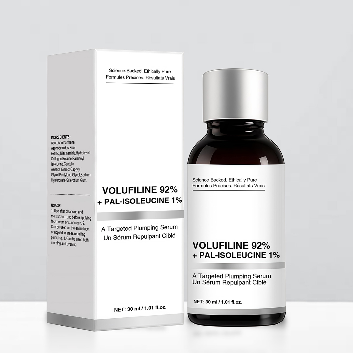 1/2PCS Volufiline Serum, Voluf - Hyaluronic Acid Facial Serum ulasan dan harga